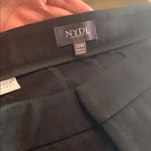 NYDJ black slack trousers